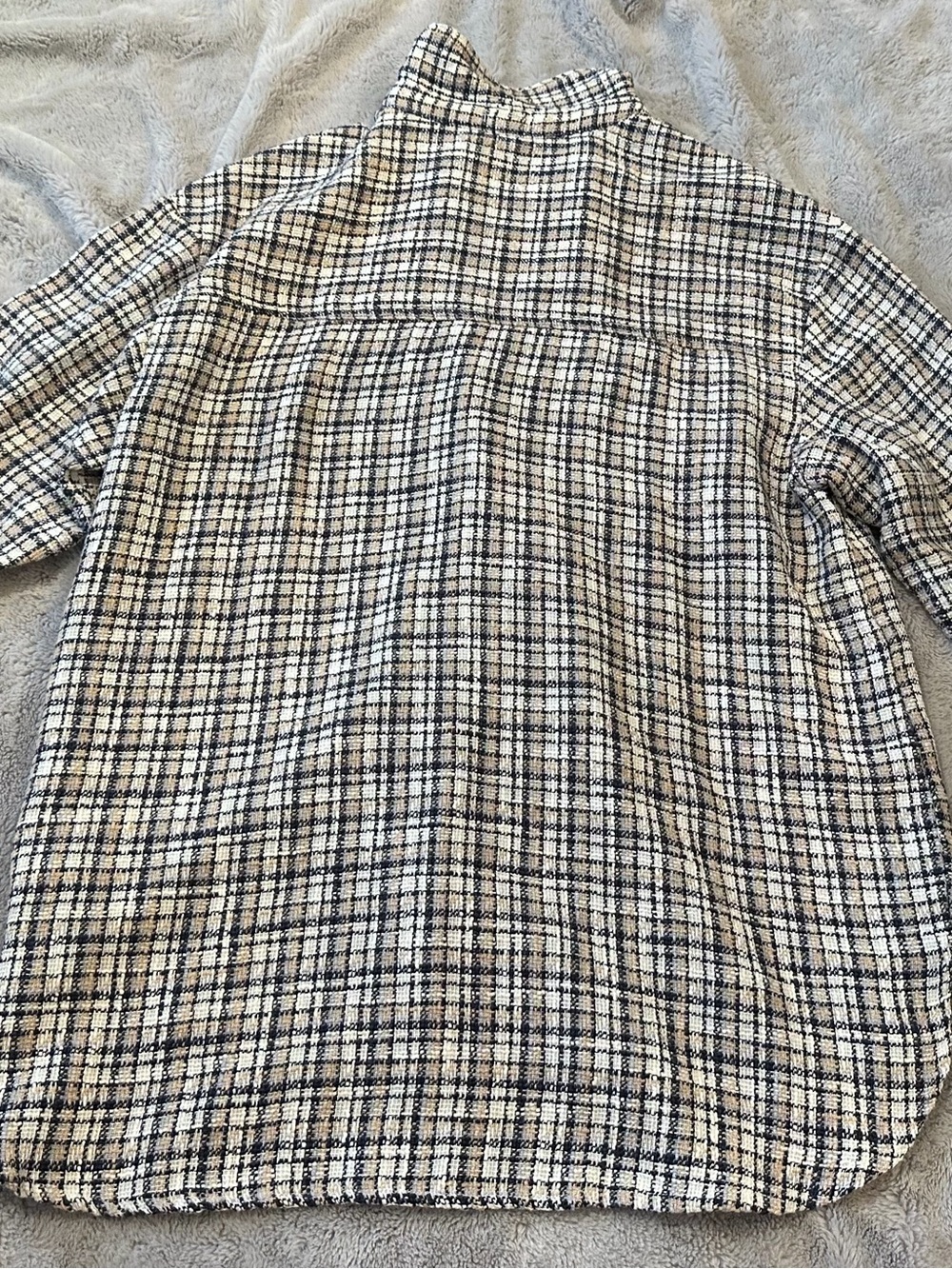 Abercrombie & Fitch Women’s Tweed Shirt Jacket - Picture 2 of 3